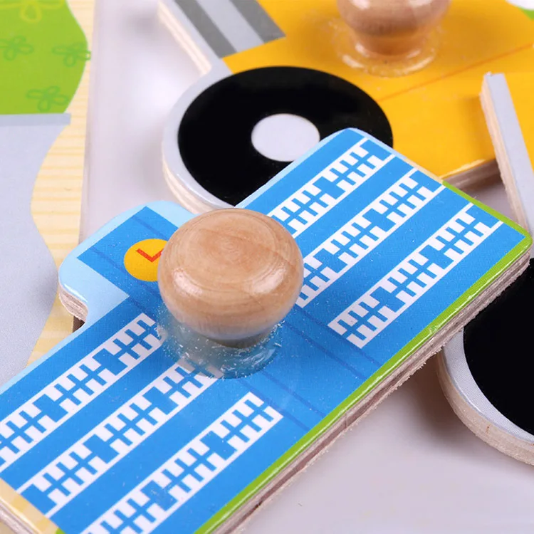 Новый 4 судов-древесных форм-деревянные регулируемая головоломка игрушка