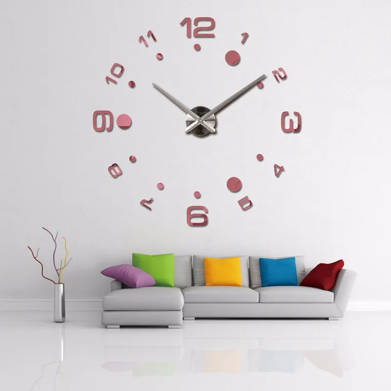 Новые настенные часы diy часы reloj de pared кварцевые часы Европа гостиная большие декоративные horloge murale часы-стикер