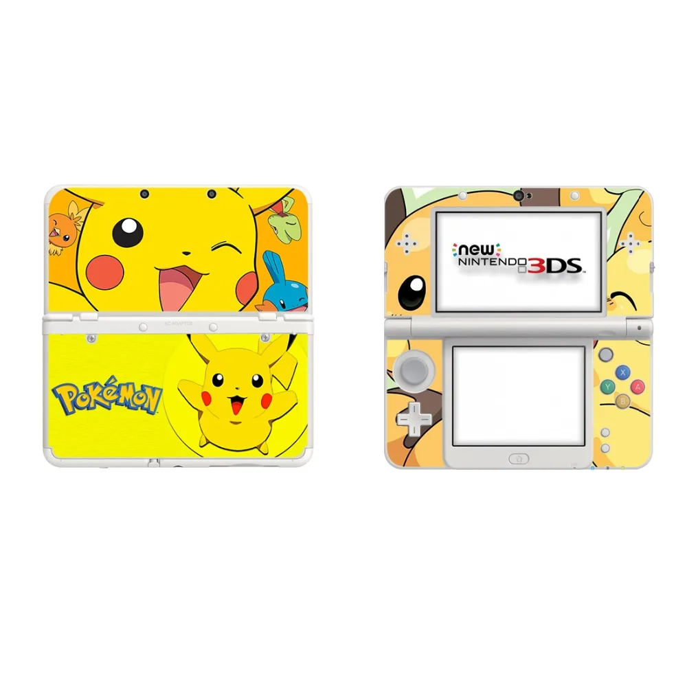 Для Pokemon GO Pikachu виниловая накладка наклейка для NEW 3DS Skins наклейка s для NEW 3DS виниловая наклейка протектор