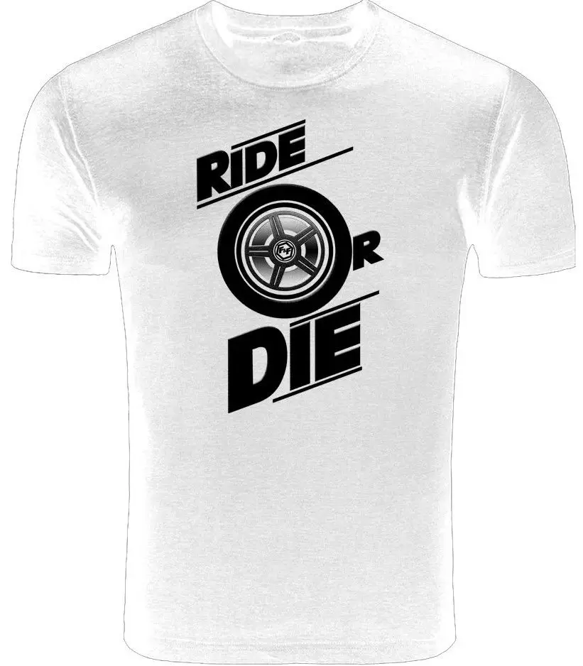 Форсаж 7 Вдохновленный Ride or Die футболка оригинальный редкий дизайн трафаретным