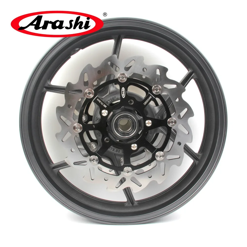 Араши ZX10R 06-10 переднее колесо обод дисковые тормоза ротор диск для KAWASAKI ZX-10R ниндзя ZX 10R 2006-2010 2007 2008 2009 2010 ZX6R