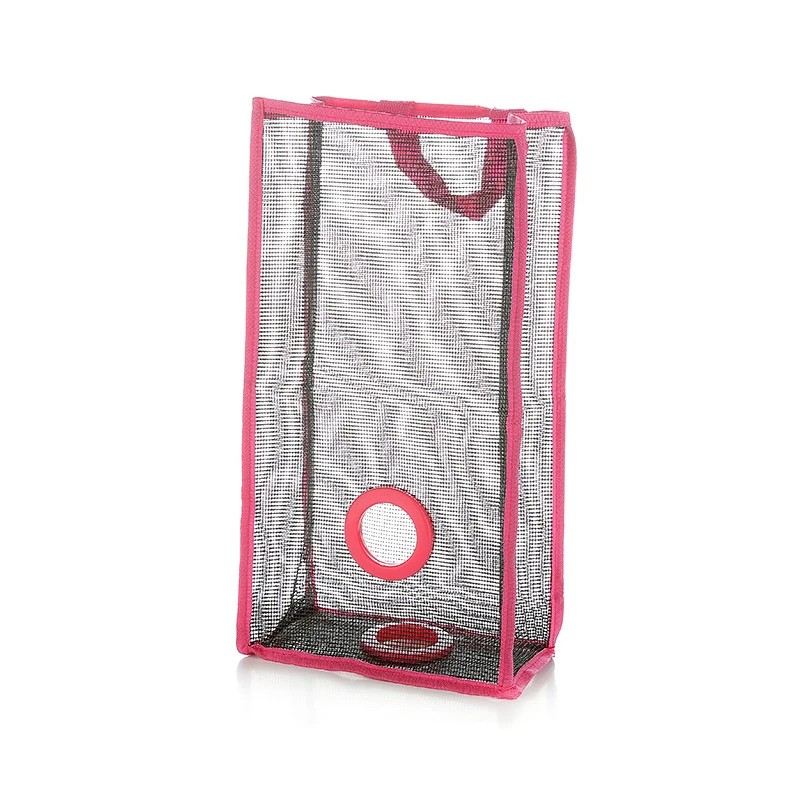 1 шт. висячая сетчатая мусорная сумка органайзер диспенсер для кухни настенное