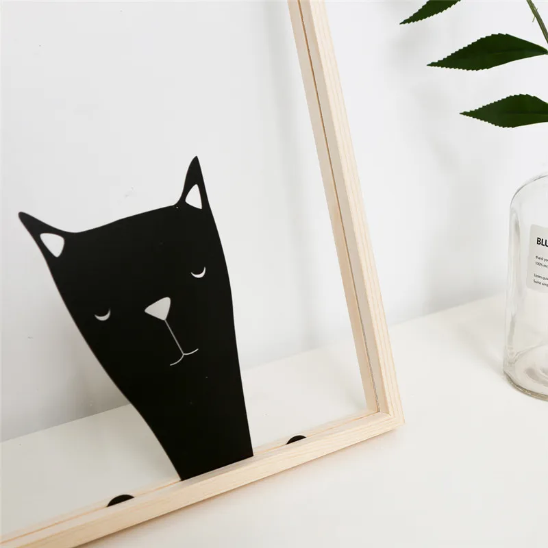 INS Wood Frame with Transparent Replaceable Core Painting Hanging for Living Room Wall Decorative Home Craft decoration | Дом и сад