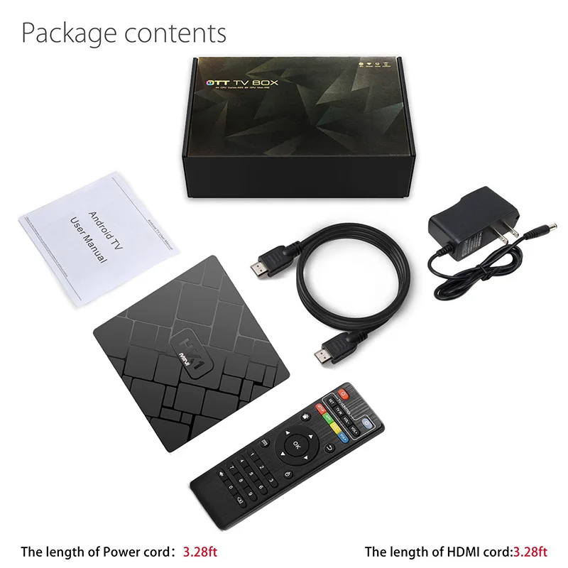 XGODY HK1 Мини Смарт ТВ коробка Android 8 1 RK3229 четырехъядерный 2G + 16G телеприставка WIFI 2 4G