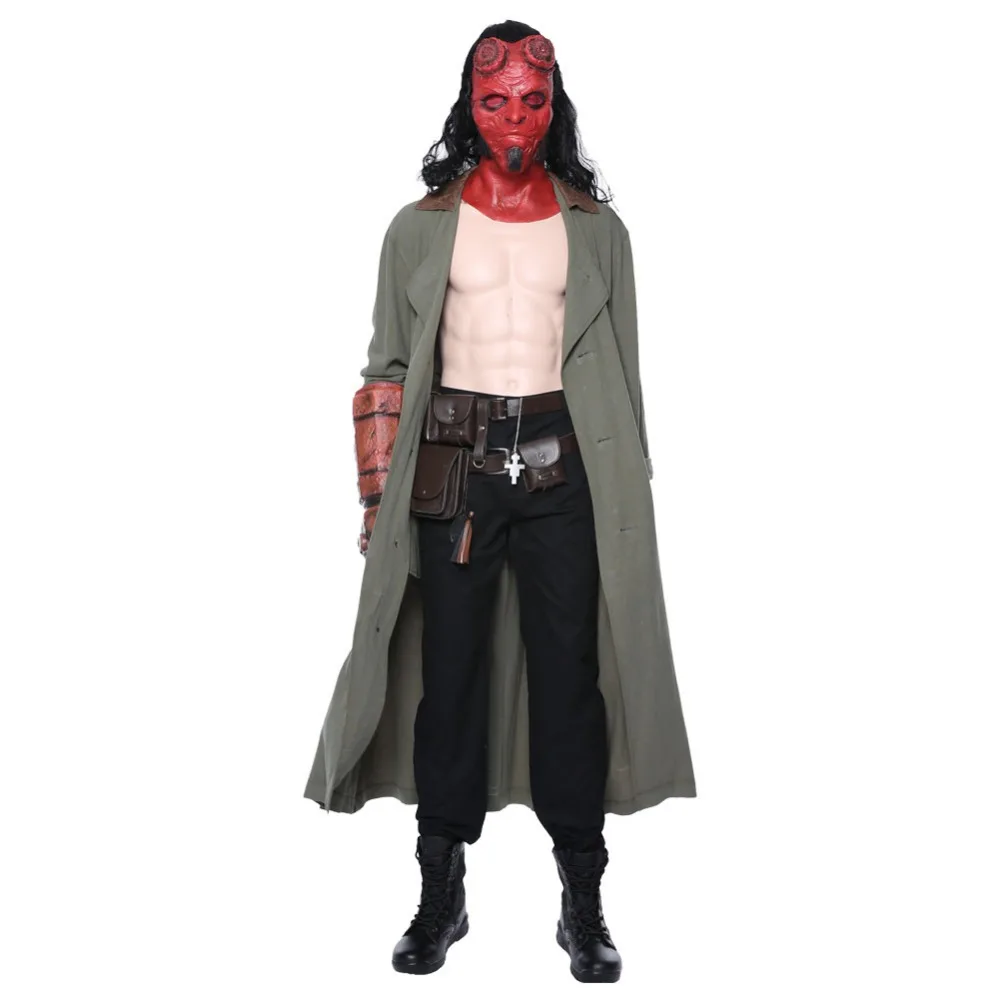 Хеллбой Косплэй подъем крови Queen костюм полный Карнавальные костюмы на
