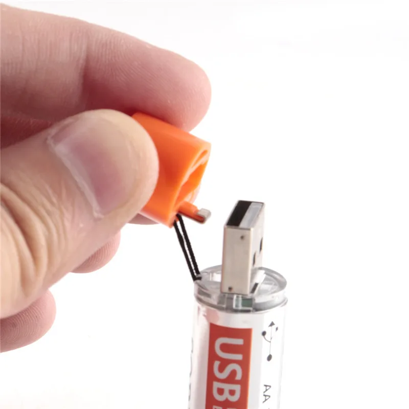 4 шт. перезаряжаемые батареи 1200 мАч AA USB 1 5 в |
