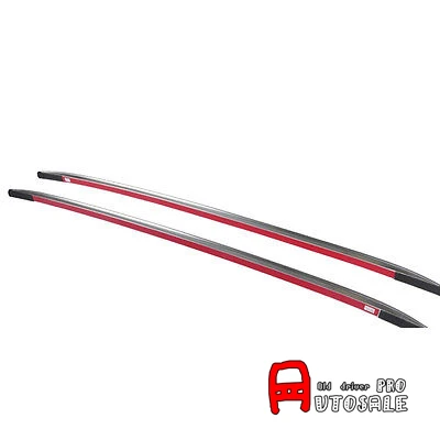 Направляющие на крышу из алюминиевого сплава серебристые рейки боковые