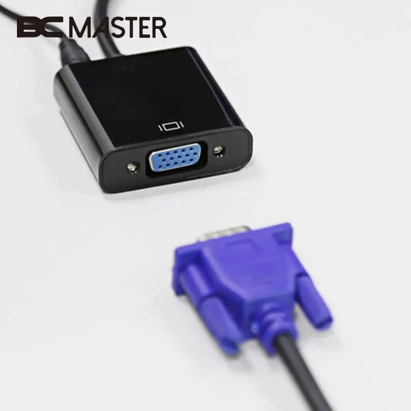 Bcmaster HDMI VGA HD 1080 P с аудио Выход кабель адаптер конвертер для HDTV PC Профессиональный