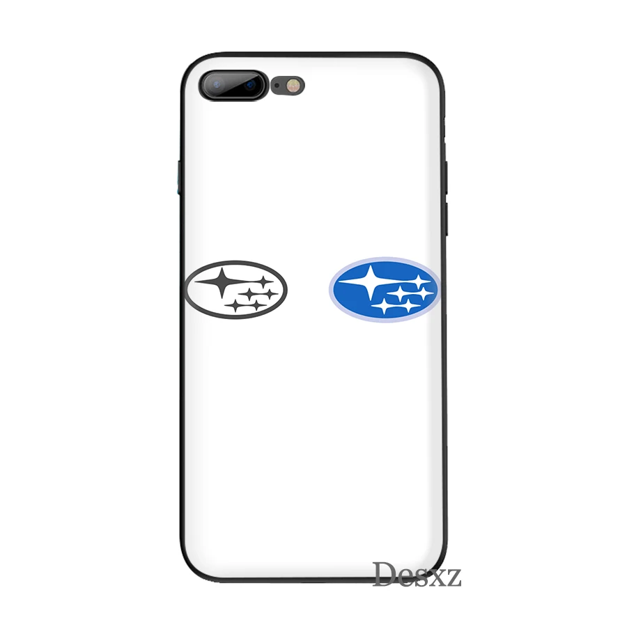 B12 Чехол для мобильного телефона iPhone 11 Pro XR X XS Max iPhone 6 6S 7 8 Plus 5 5S SE Чехол Логотип Subaru сумка корпус - Цвет: B12