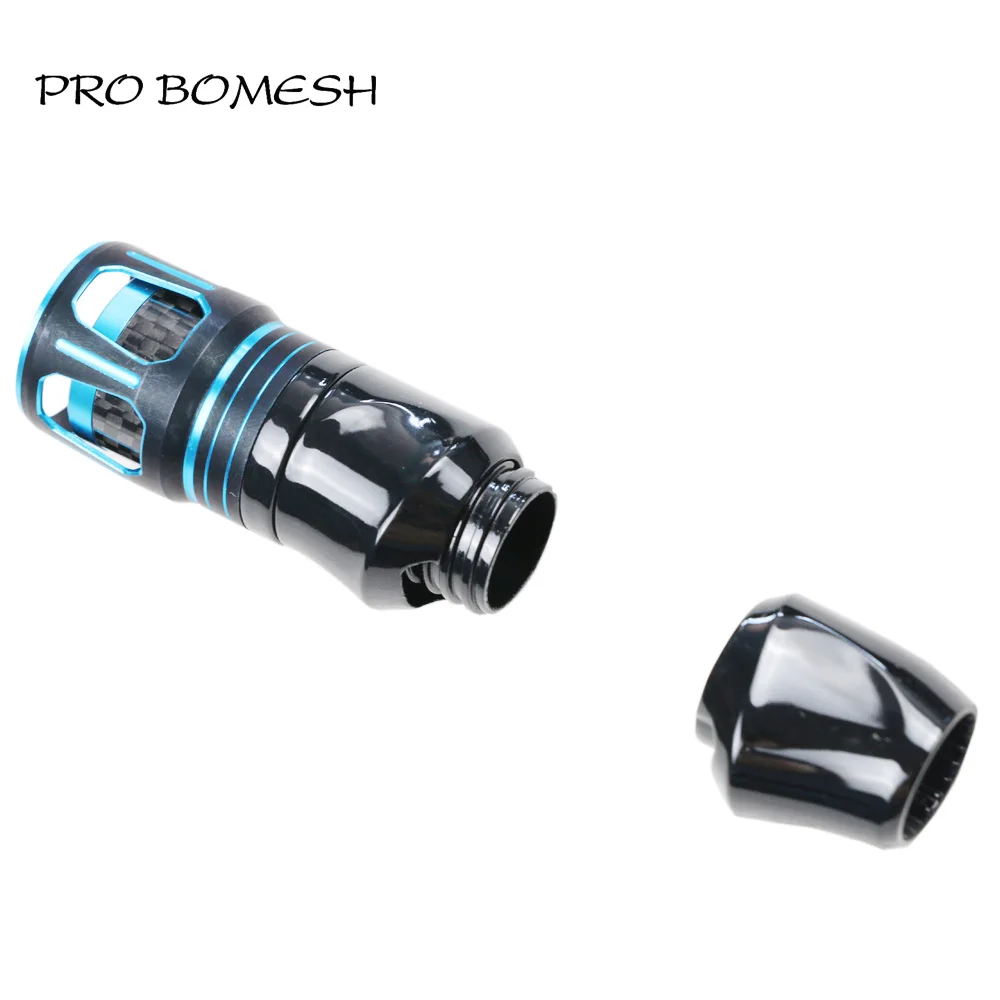 Pro Bomesh 1 комплект алюминиевая Зажимная гайка+ 3 K углеродная спиннинговая кастинговая катушка набор сидений DIY стержень строительный компонент ремонтный аксессуар - Цвет: Светло-серый