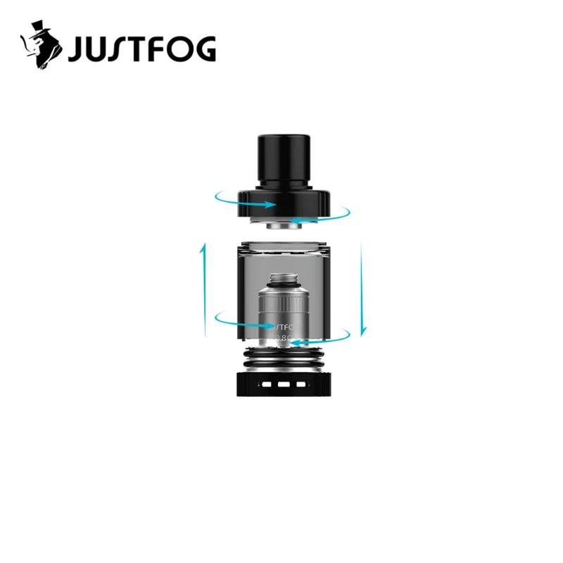Оригинальный JUSTFOG FOG1 1500 мАч встроенный аккумулятор FOG 1 2 мл вапорайзер вейп