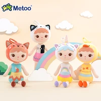 newest 48cm plush metoo doll soft stuffed unicorn keppel children girl doll kids toy fox kitty cute ornaments toys for girls