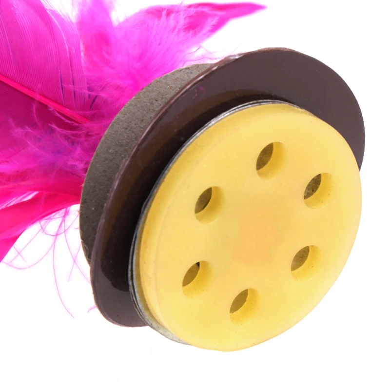 

China Jianzi Football Foot Kick Handwheel Fancy Goose Feather Shuttlecock Fitness
