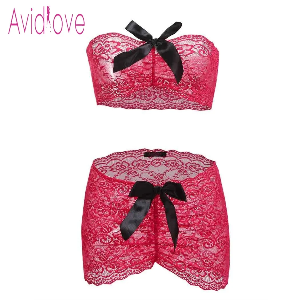 Avidlove сексуальное нижнее белье комплект женского нижнего белья Топ без бретелек с