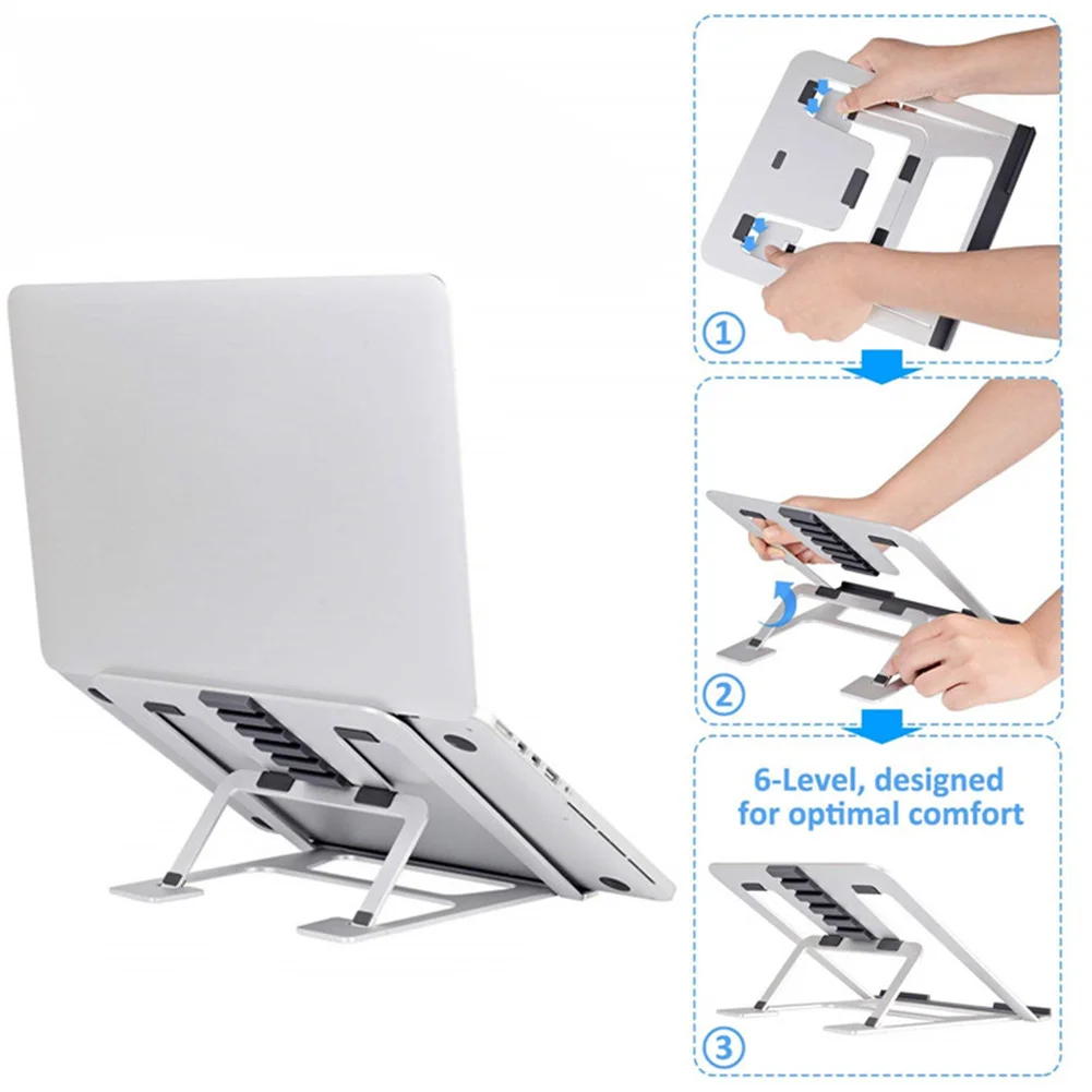 Офисная подставка для ноутбука из алюминиевого сплава Нескользящая