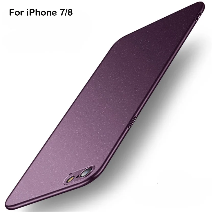 Aixuan чехол для iPhone 7 8 Plus чехол Полная защита матовое стекло с эффектом антиотпечатки телефона чехол для iPhone 6 6s Plus 8 Capa Shell