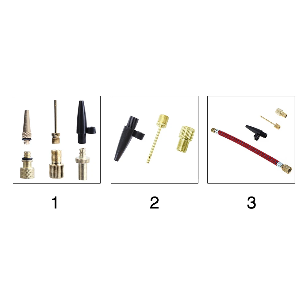 Nozzle Adapter Portable Sports Outdoor Gym Basketball Pump Needle Set Volleyball Manual Hand Soccer Football Ball Air Inflating | Спорт и