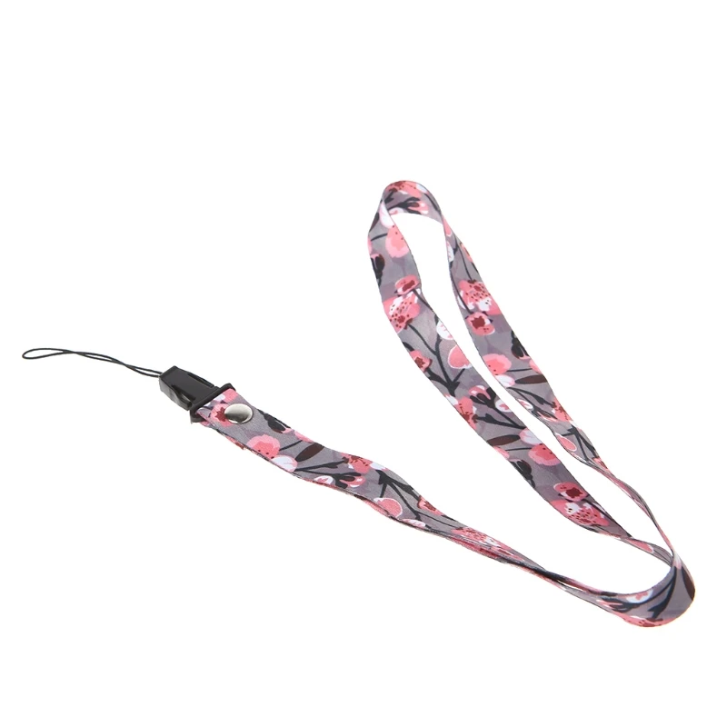 Маленькие свежие листья шейный ремень ремешки для мобильного телефона USB ключи