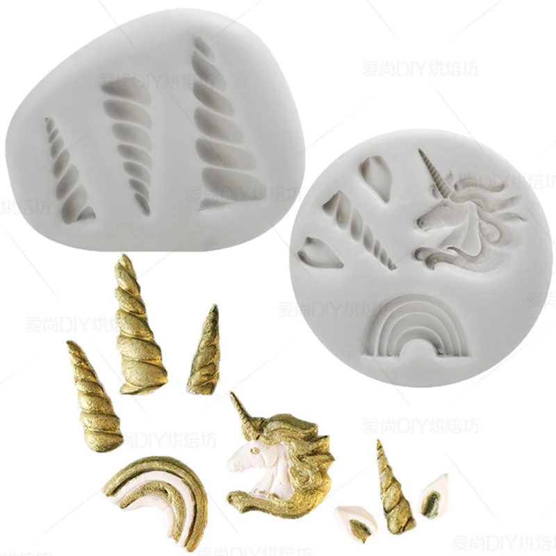 1 шт. силиконовые формы в форме единорога|Формы для тортов| |