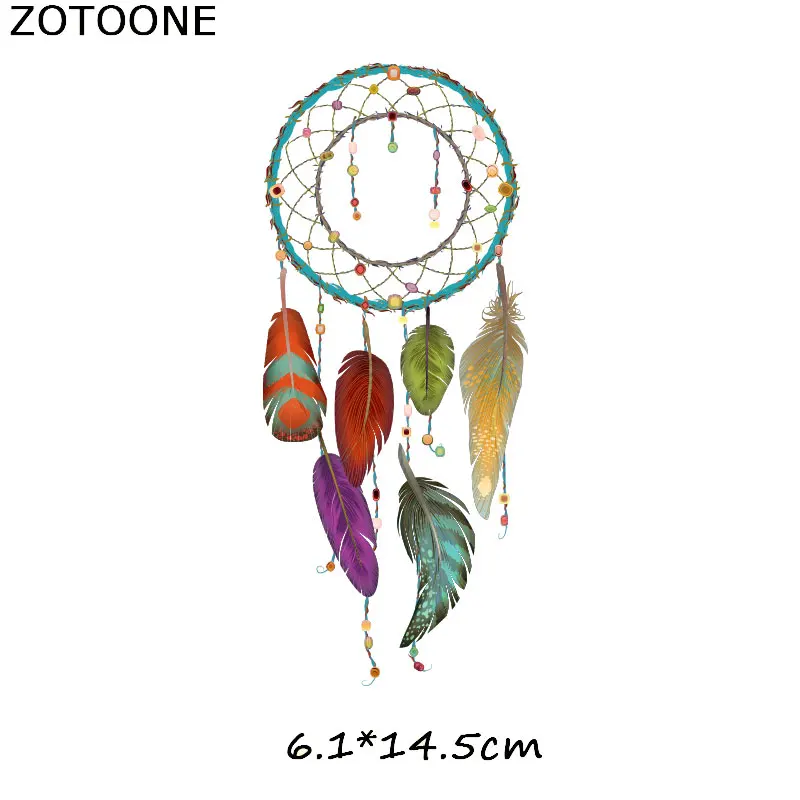 130 ZOTOONE милые Ловцы снов утюжок на передачу патч для одежды тепло на тепловых пластырей плавкие Наклейки Аппликации на одежду E - Цвет: 130