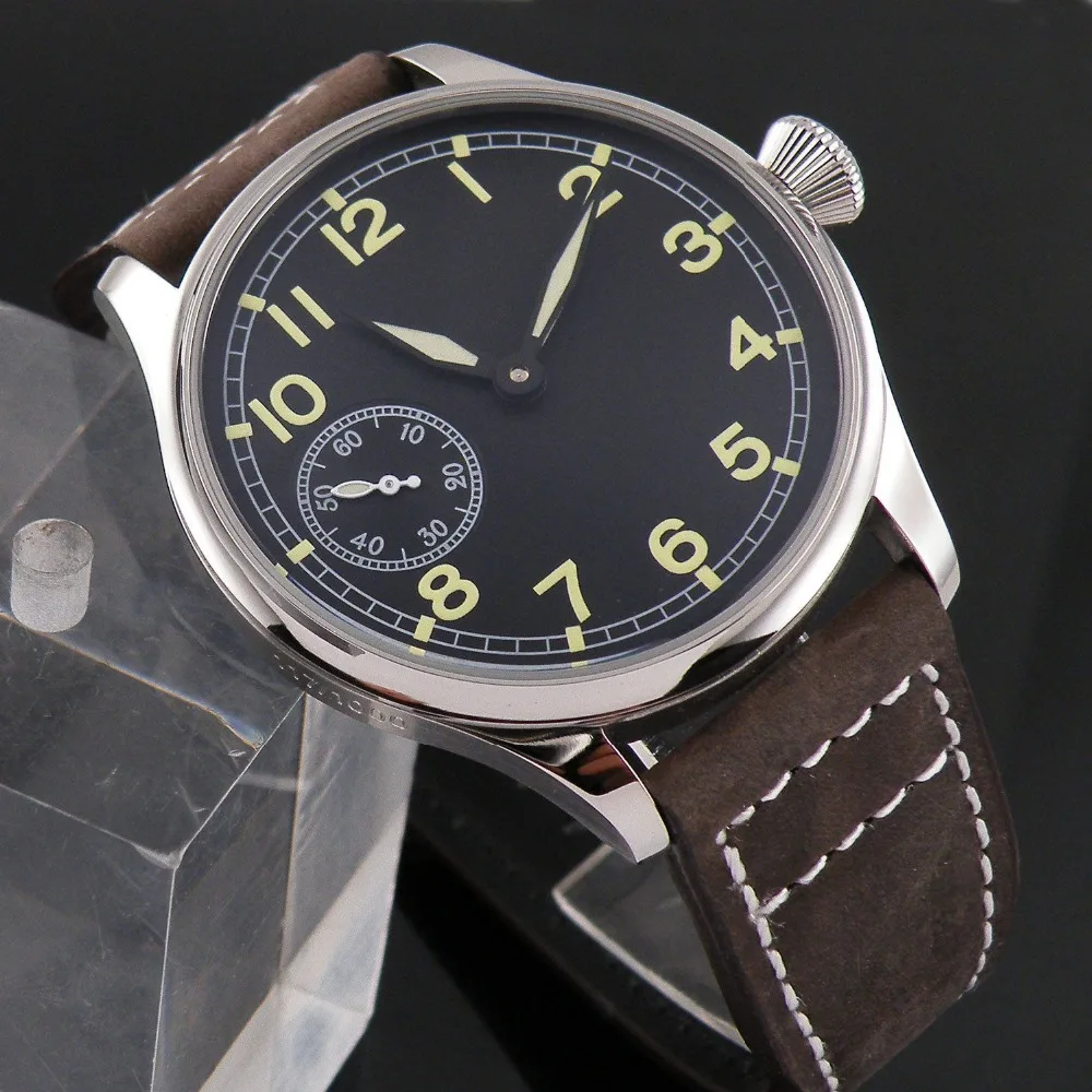 Мужские часы parnis 44 мм 3600 unitas 6497 с ручной обмоткой|watch men|watch men watchwatch watch |