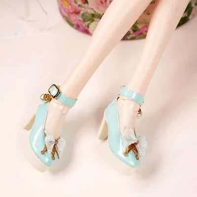o Обувь для куклы bjd 1/3, около 6,5 см, не подходит для куклы blyth - Цвет: o