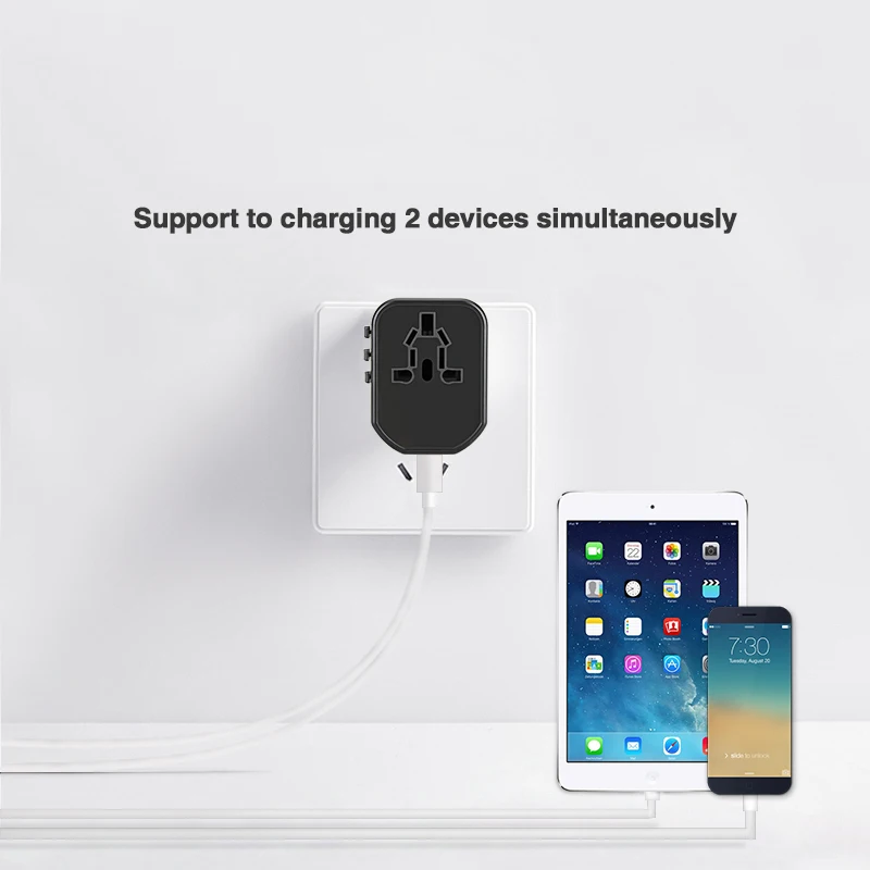 Универсальный дорожный адаптер Международный универсальный питания все-в-одном