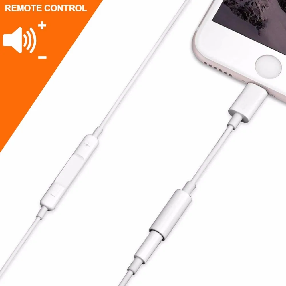 HBUDS IOS 11 12 адаптер для наушников iPhone 7 8 X AUX Lightning Female до 3 5 мм папа Адаптеры кабель