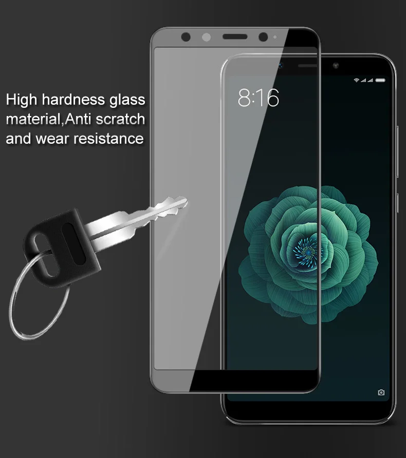 Для Xiaomi mi 6X защита экрана IMAK Pro+ версия Полный Клей закаленное стекло для Xiaomi mi 6X mi 6X mi A2
