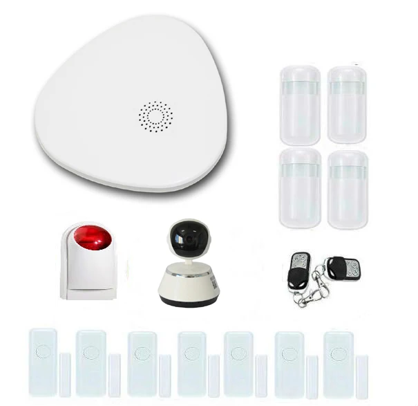 Смарт система сигнализации SmartYIBA WiFi комплекты с ip камерами беспроводные датчики