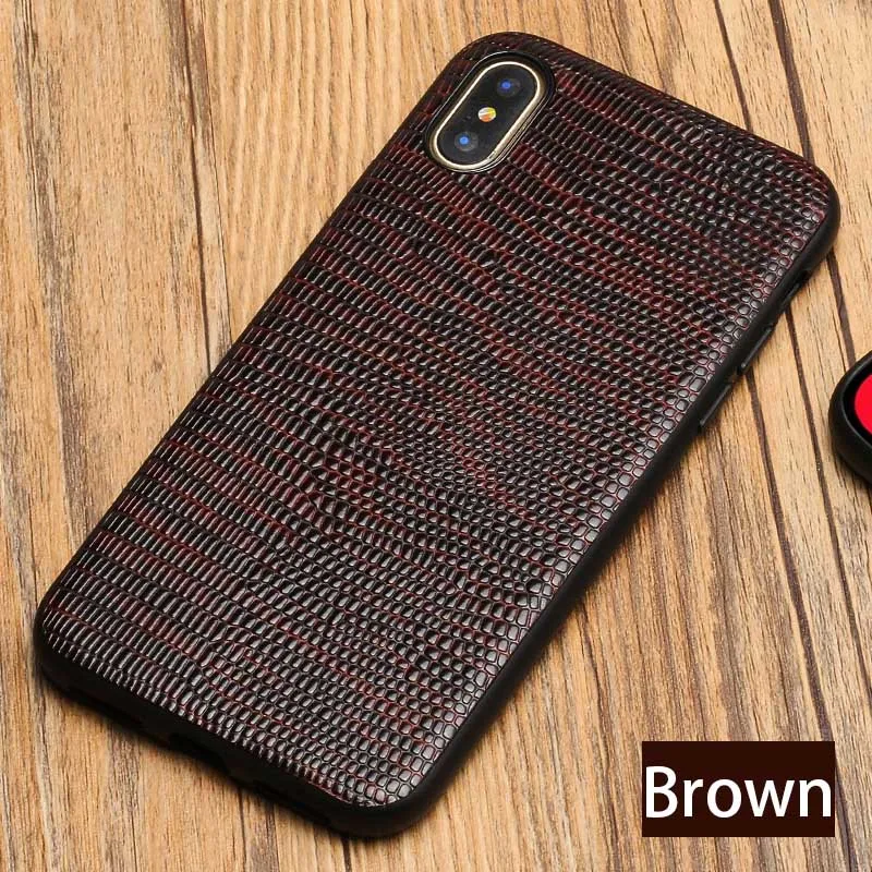 BROWN Чехол из натуральной кожи для Apple iPhone 11 11 Pro 11 Pro Max X XS Max XR 8 7 6 6S SE 360 чехол с полной защитой для 8 Plus 7 Plus - Цвет: BROWN