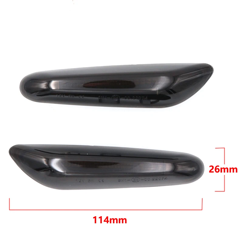 2Pcs For E46 E36 E90 E91 E60 E61 E81 E82 Smoked Amber LED Side Marker Light BMW E88 E92 E93 X1 E84 X3 E83 X5 | Автомобили и
