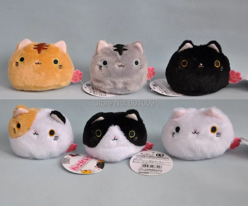 6 шт./лот Неко Atsume Кот дворе Cat 3 5 Мяу коллекция Dango Моти плюшевая кукла продажа в