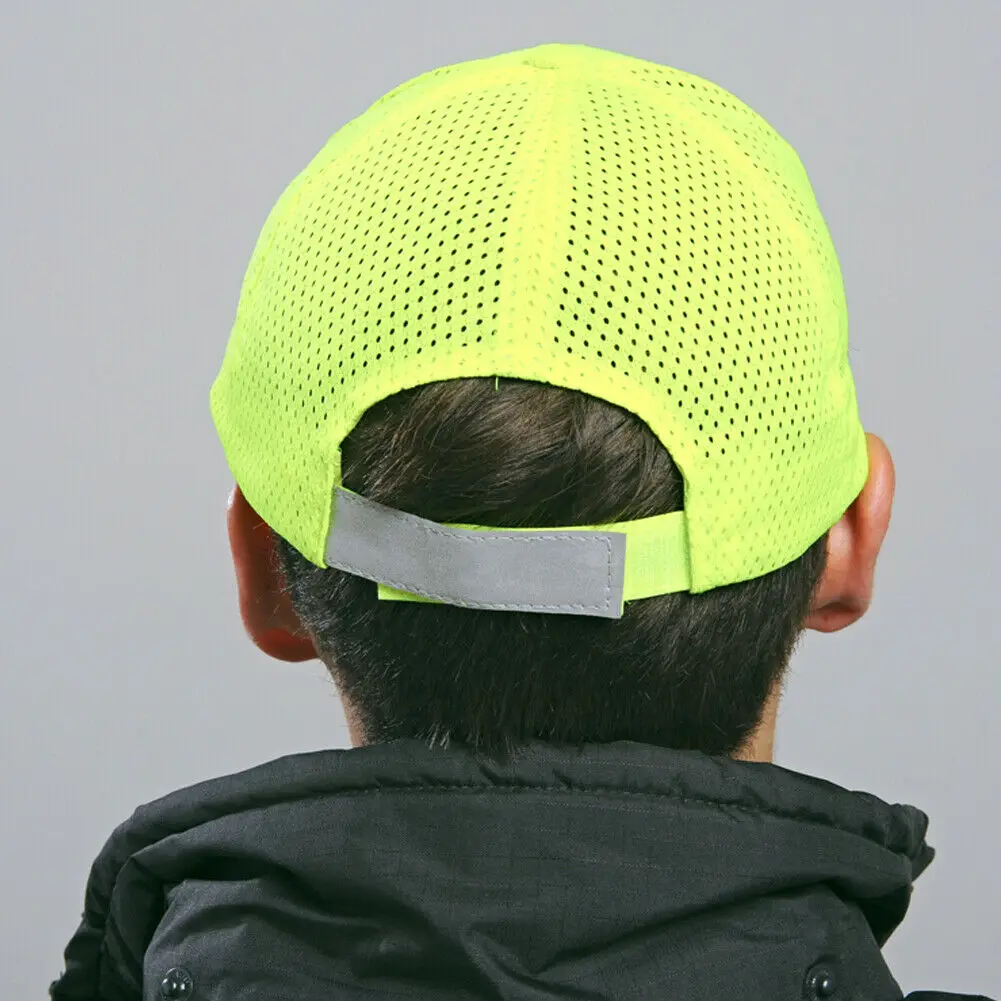 Мужская Защитная бейсболка с надписью «Hi Vis», бейсбольная стильная жесткая Кепка, безопасная рабочая одежда желтого и оранжевого цветов, яркая бейсболка с высокой видимостью