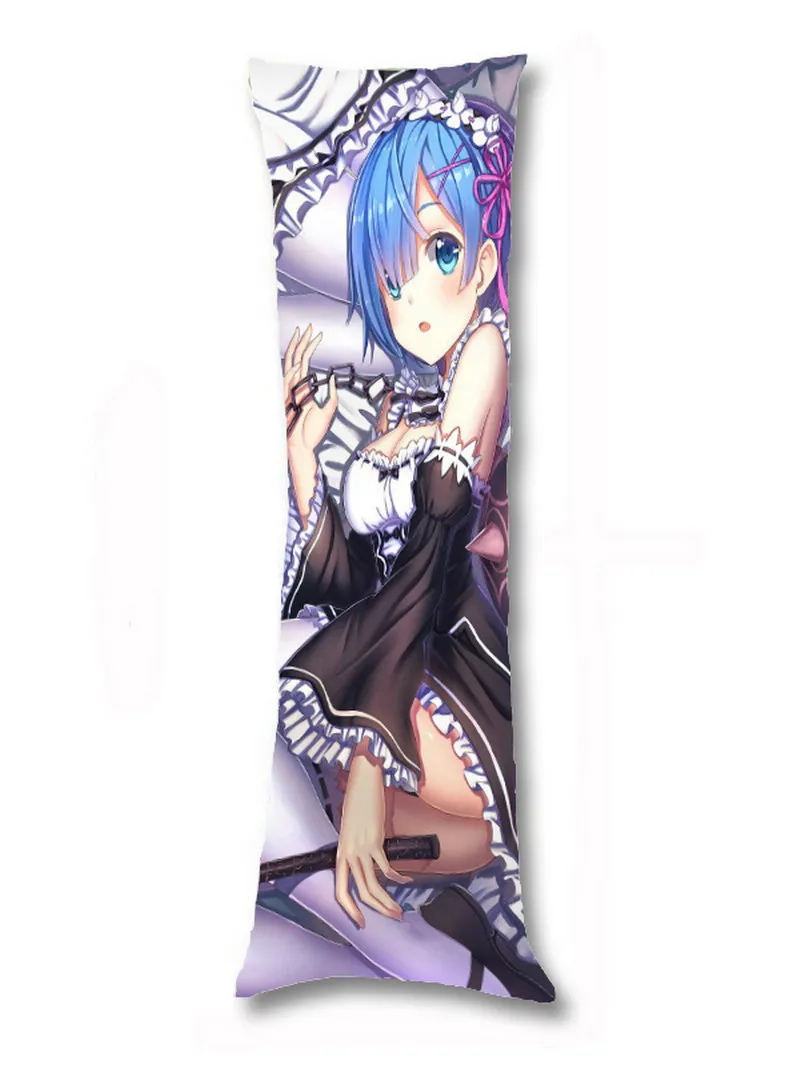 Домашний текстиль Re:ZERO Anime Rem полиэстер/Микрозамша/2WT 2way 120*45 см односторонняя