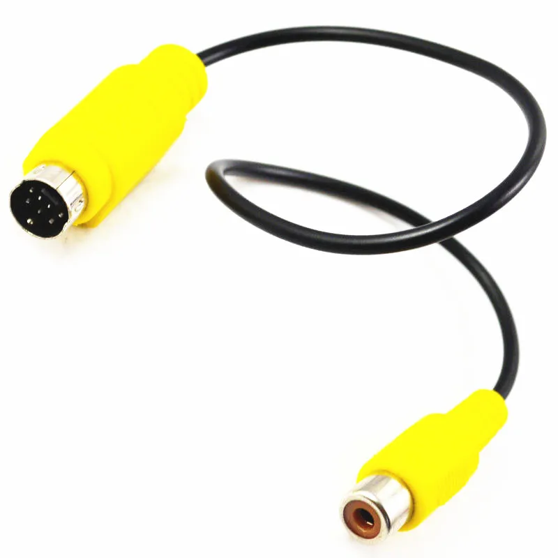7 Pin S video mini Din штекер RCA Женский кабель адаптер 0 3 м Бесплатная доставка|rca female cable|to