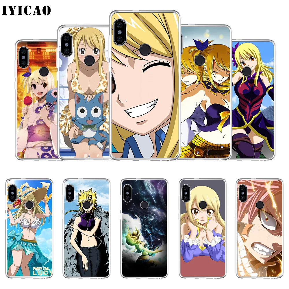 Чехол для телефона IYICAO Lucy Heartfilia мягкий силиконовый чехол Xiaomi Redmi 4A 5A 6A Note 7 6 5 Pro Plus 4X
