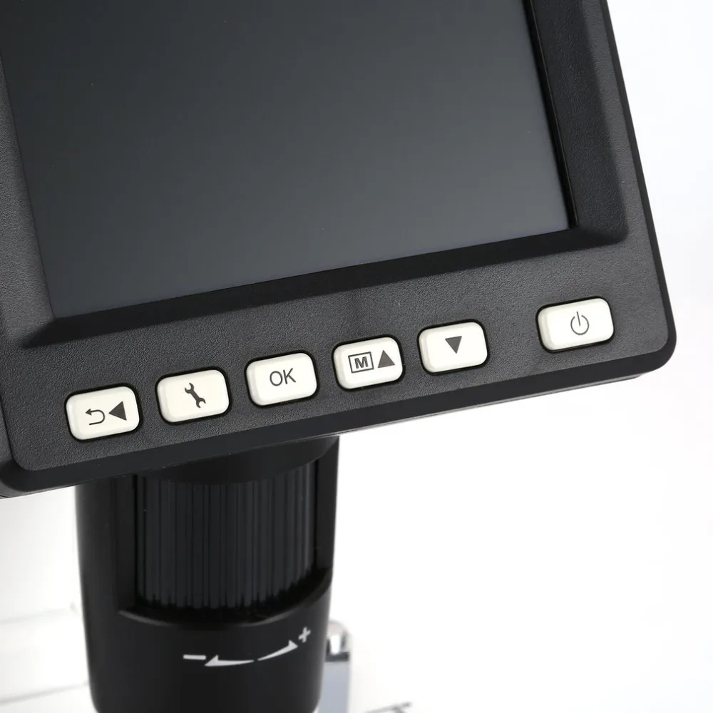 LCD цифровой микроскоп настольный USB HD электронный с экраном 3 5-дюймовый экран USB/AV