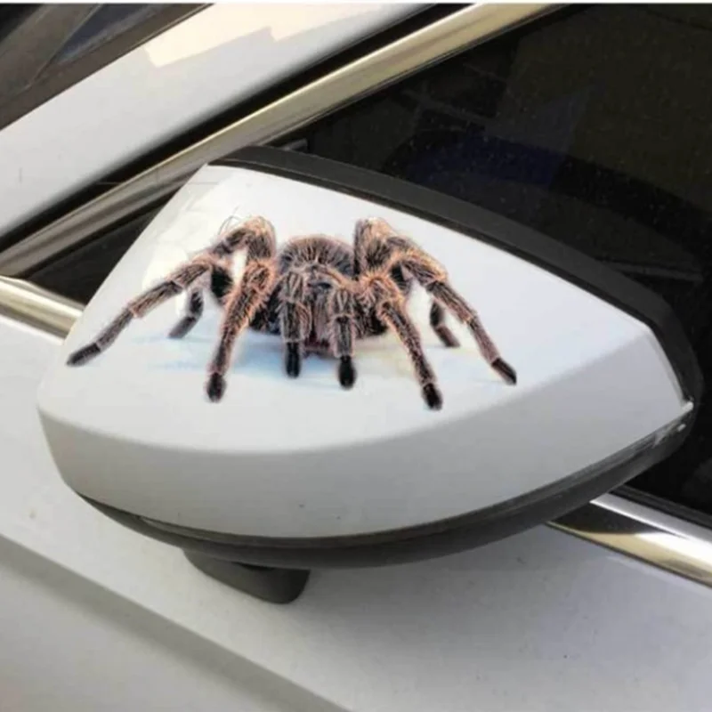 

3D Car Sticker Animals Bumper Spider Gecko Scorpions For Hyundai Santa Fe i40 Creta Tucson HB20 ix20 ix25