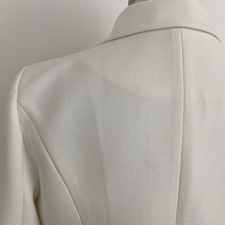 High Quality Ladies Blazer Long Sleeve Blaser Women Suit Jacket Female Feminine Blazer Femme Classic Black White Formal Coats