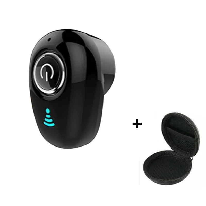 black with bag Беспроводные наушники Bluetooth с микрофоном S650, спортивные наушники, Мини Bluetooth наушники, гарнитура с громкой связью для samsung, huawei, Xiaomi - Цвет: black with bag