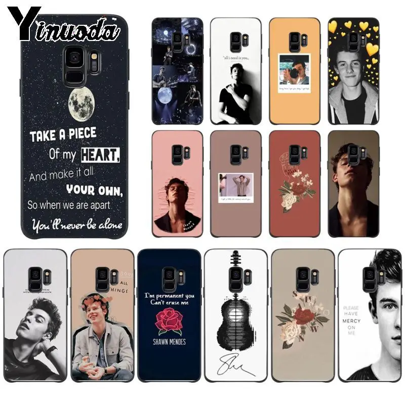 Yinuoda Шон Мендес Magcon черный ТПУ Мягкий силиконовый чехол телефона для samsung Galaxy s9 s8