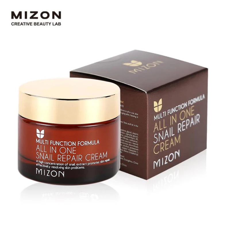 Мизон All In One Snail Repair Cream 50 мл + мизон Улитка ремонт Пятна бальзам укрепляющий