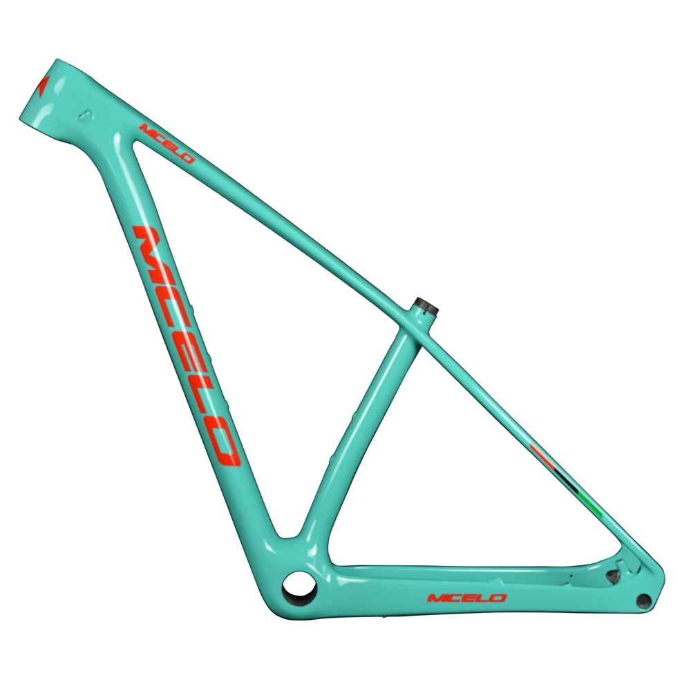 skyblue 29er 17M T800 углерода mtb рама 29er mtb углеродная рама 29 углерода крепежная рама для горного велосипеда 142*12 или 135*9 мм раме велосипеда - Цвет: skyblue 29er 17M