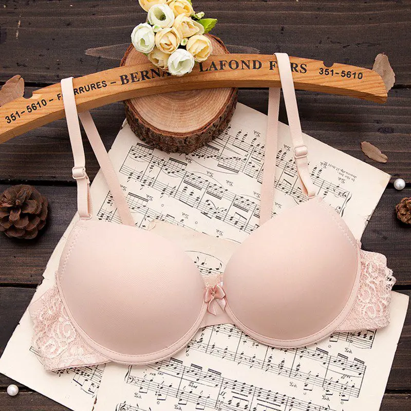 

New Sexy Lace Women Lace Push up Breast Underwear Adjustment support Bra Size 2019