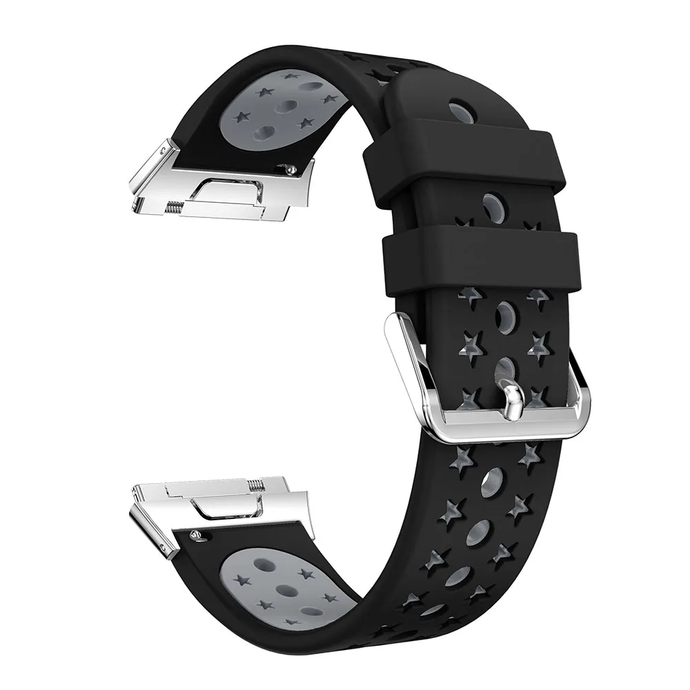 Звезда Двухцветный силиконовый Браслет для Fitbit ионной модные/Классические