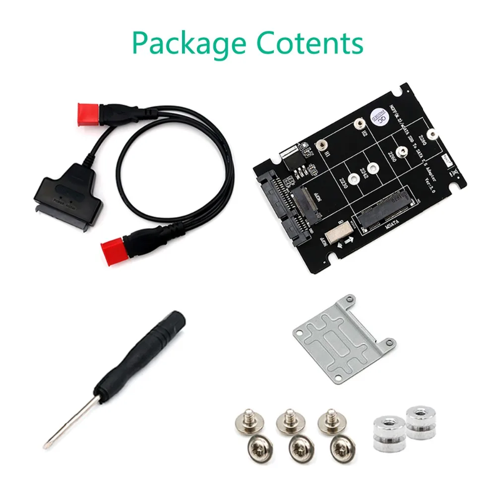 2 in 1 Combine M.2 NGFF key B &amp mSATA SSD To USB 2.0 Adapter sata to usb 3.0 cable | Компьютеры и офис