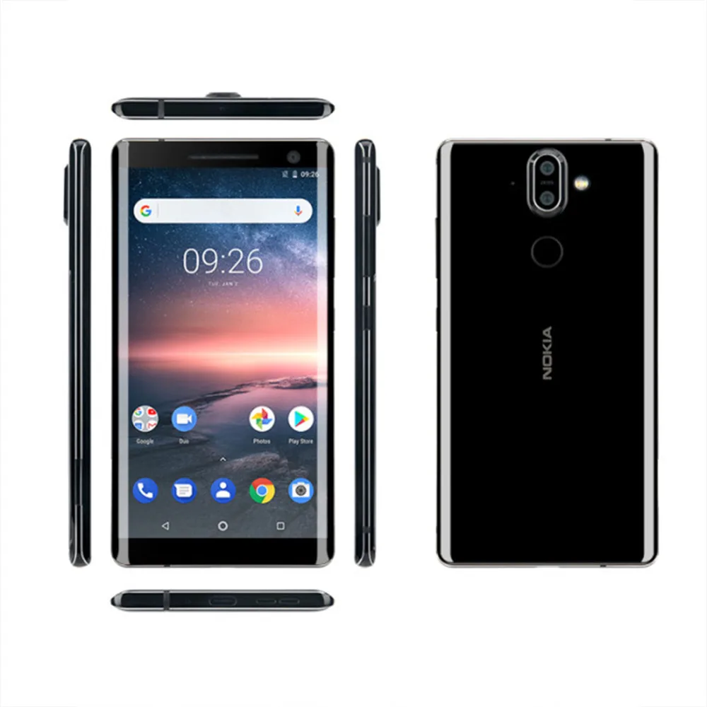 NOKIA 8 Sirocco 6 ГБ Оперативная память 128 Встроенная Snapdragon 835 2 36 ГГц Восьмиядерный 5