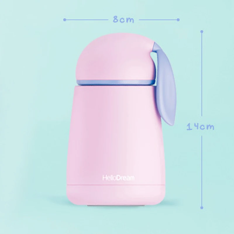 Термокружка с кроликом для детей термос воды милая Из Нержавеющей