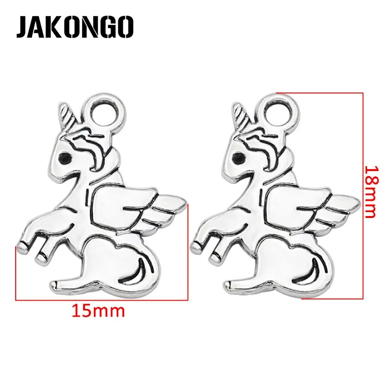JAKONGO 20 шт античное серебряное покрытие для изготовления ювелирных изделий